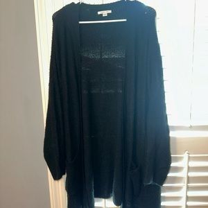 Black American Eagle Cardigan